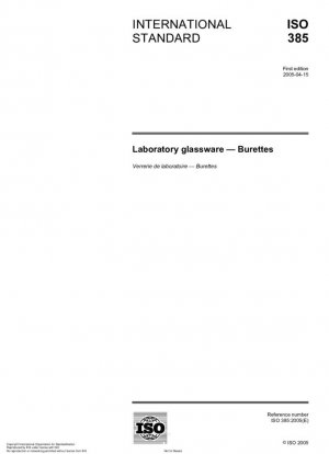 Material de vidrio de laboratorio - Buretas
