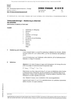 Determinación de la alcalinidad del agua dulce