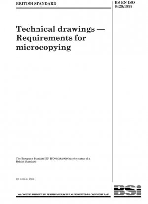 Dibujos técnicos - Requisitos para microcopia