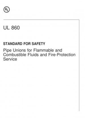 Norma UL para uniones de tuberías de seguridad para fluidos inflamables y combustibles y servicios de protección contra incendios