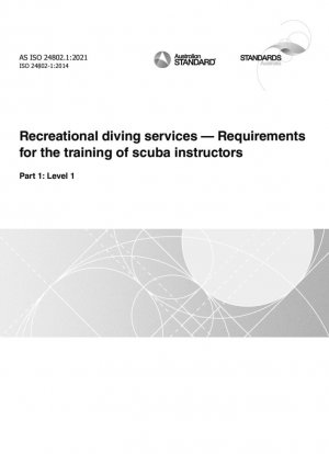 Servicios de buceo recreativo. Requisitos para la formación de instructores de buceo, Parte 1: Nivel 1.
