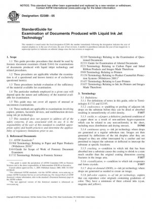 Guía estándar para el examen de documentos producidos con tecnología Liquid Ink Jet