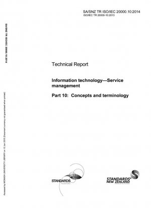 Tecnología de la información-Gestión de servicios Parte 10: Conceptos y terminología