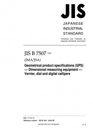Especificaciones geométricas de producto (GPS) -- Equipos de medición dimensional -- Vernier, dial y calibradores digitales