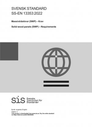 Paneles de madera maciza (SWP) - Requisitos