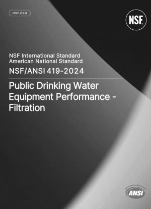 Rendimiento de equipos públicos de agua potable: filtración