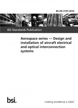 Serie aeroespacial. Diseño e instalación de sistemas de interconexión eléctrica y óptica de aeronaves.