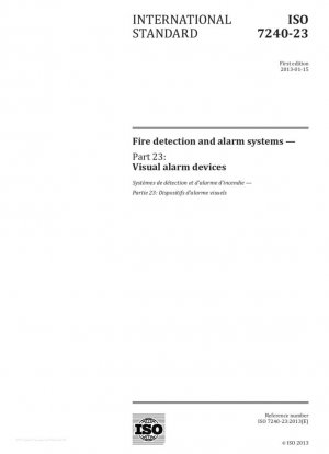 Sistemas de detección y alarma de incendios - Parte 23: Dispositivos de alarma visual