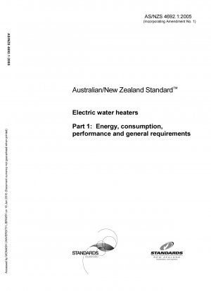 Calentadores de agua eléctricos - Consumo energético, rendimiento y requisitos generales