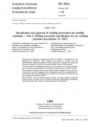 Especificaciones y aprobaciones de procedimientos de soldadura