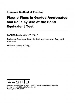 Método estándar de prueba para finos plásticos en suelos y agregados clasificados mediante el uso de la prueba de equivalente de arena