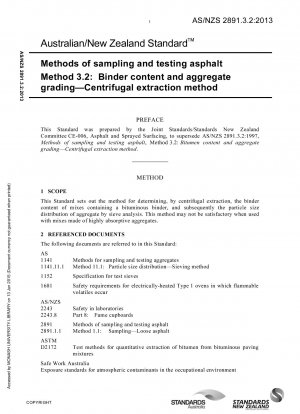 Métodos de muestreo y prueba de asfalto - Contenido de aglomerante y clasificación de agregados - Método de extracción centrífuga