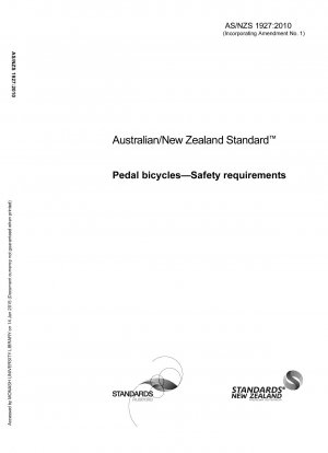 Requisitos de seguridad para bicicletas de pedales.