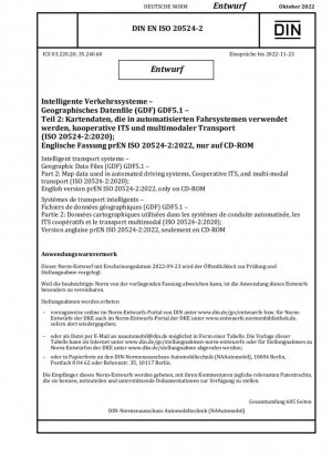 Documento de datos geográficos del sistema de transporte inteligente (borrador)