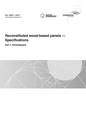Paneles a base de madera reconstituida. Especificaciones, Parte 1: Tableros de partículas