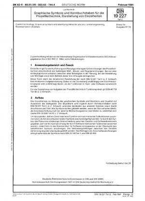 Tecnología de control; símbolos gráficos y letras identificativas para ingeniería de control de procesos; representación de detalles