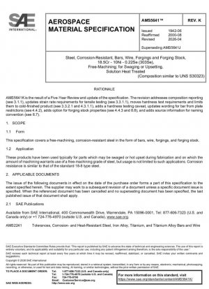 Acero, resistente a la corrosión, barras, alambre, forjas y materia prima para forjar, 18,5Cr - 10Ni - 0,22Se (303Se), de mecanizado libre; para estirado o encogido, tratado térmicamente en solución