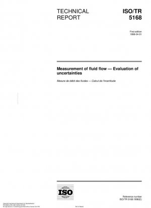 Medición del flujo de fluidos - Evaluación de incertidumbres