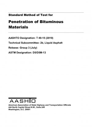 Método estándar de prueba para la penetración de materiales bituminosos